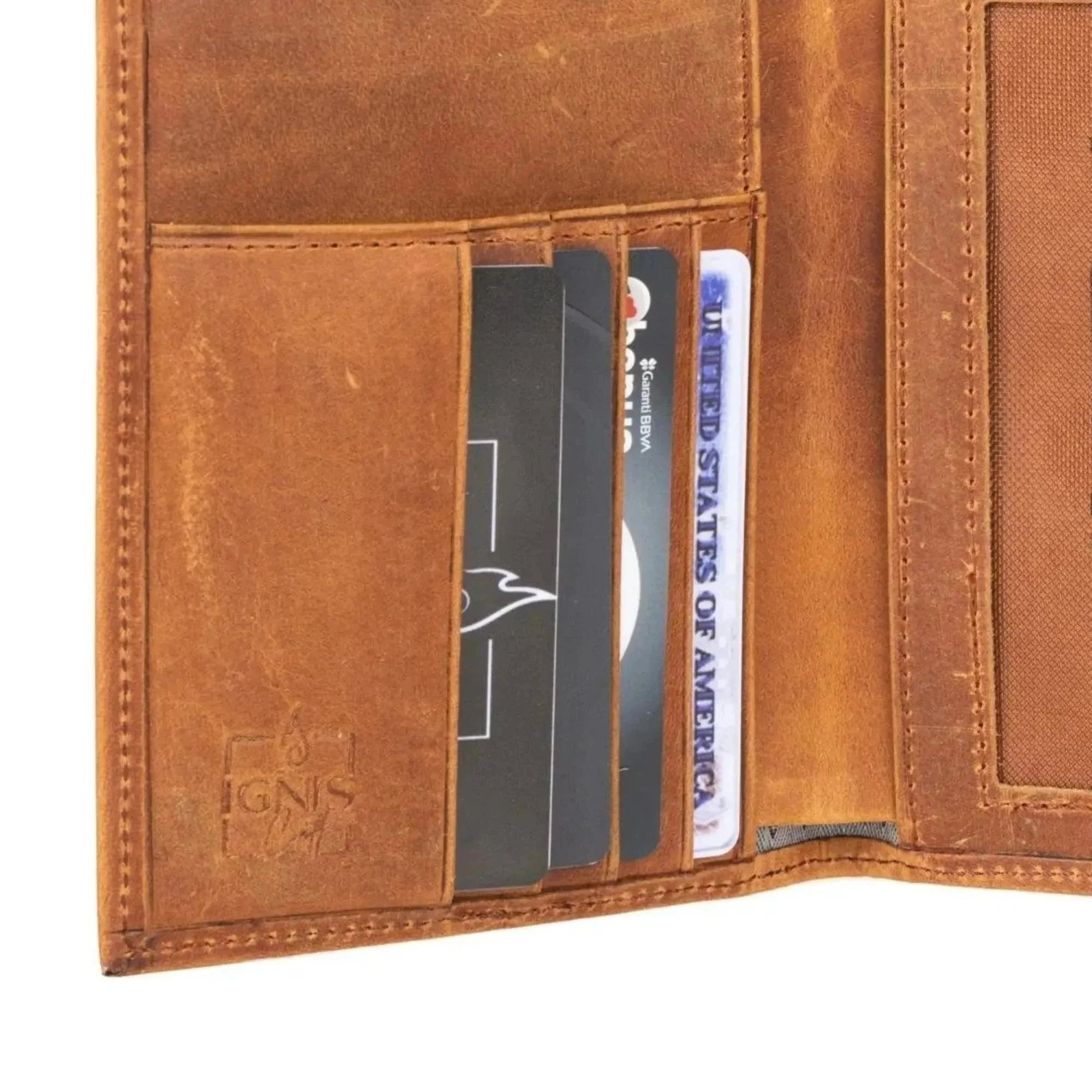 Leather Passport Wallet | Voyager Amber - Image 5