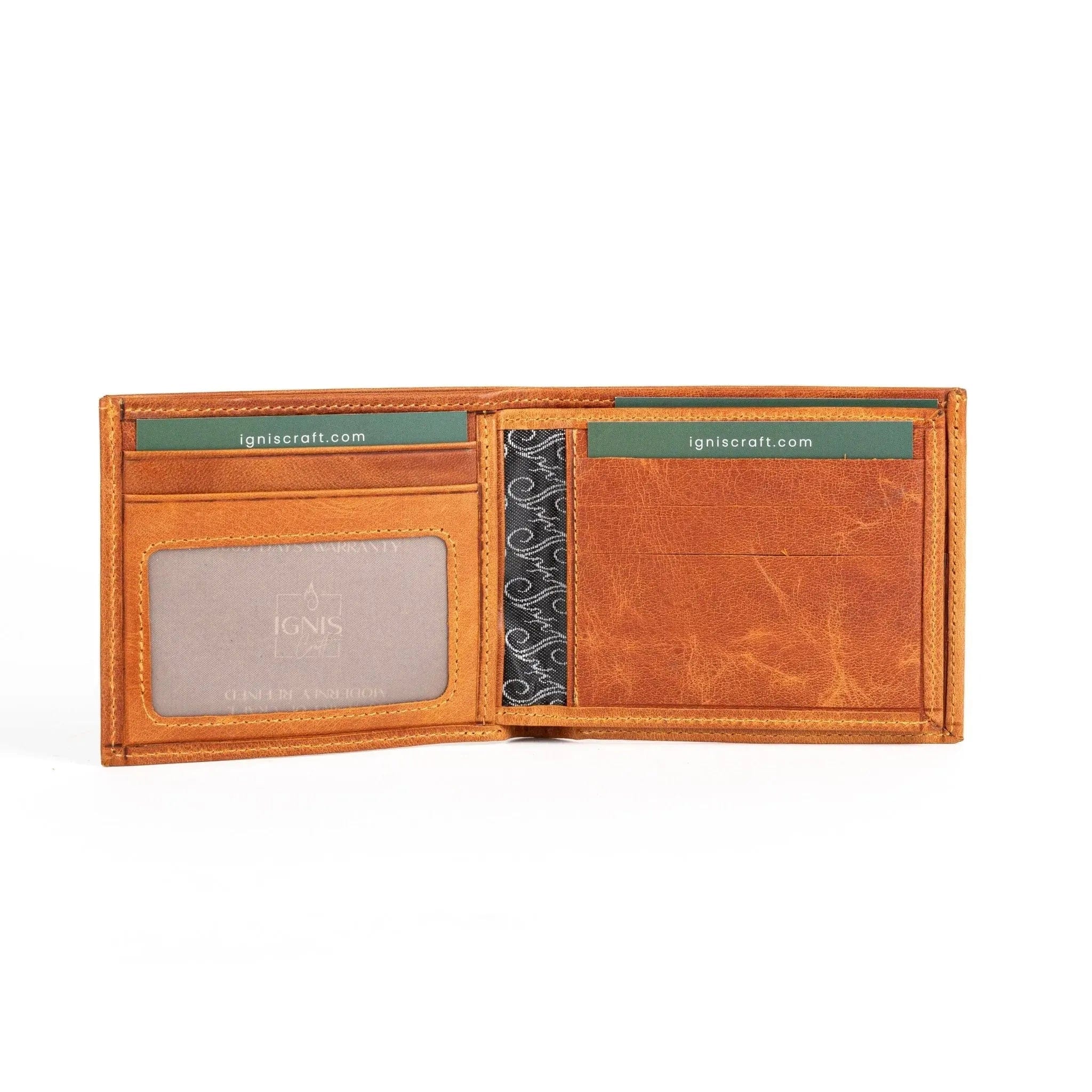 Men's Leather Wallet | Essential Dynamic Amber - Image 11