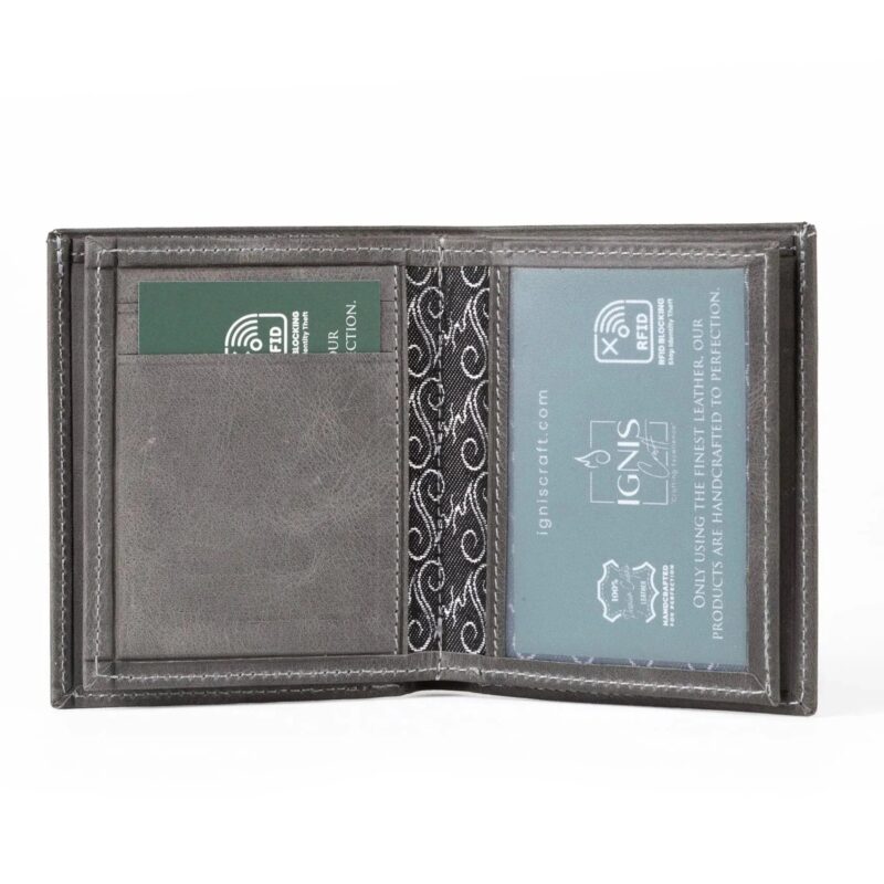 Men’s Leather Card Wallet | Capsule Basalt - Image 2