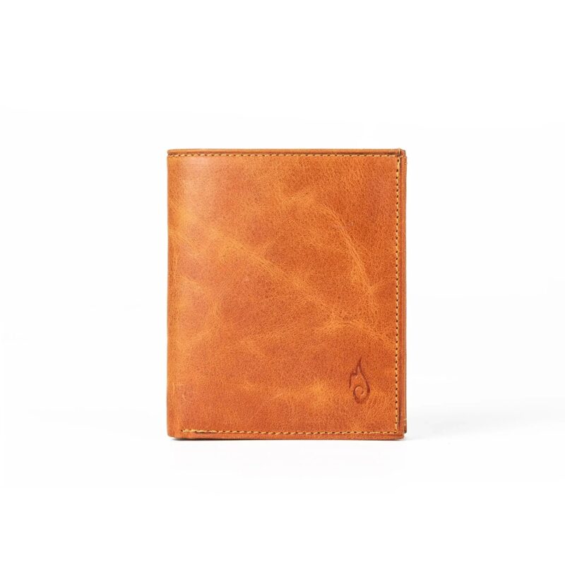 Men’s Leather Card Wallet | Multifold Amber - Image 5