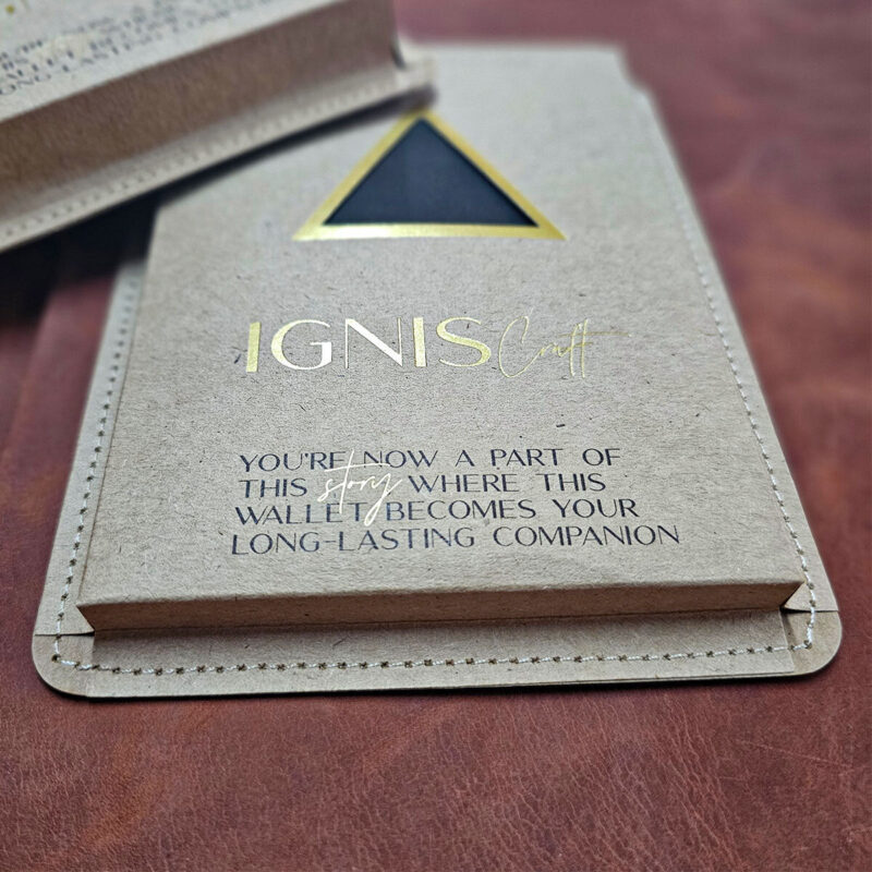 Men’s Leather Card Wallet | Multifold Amber - Image 11