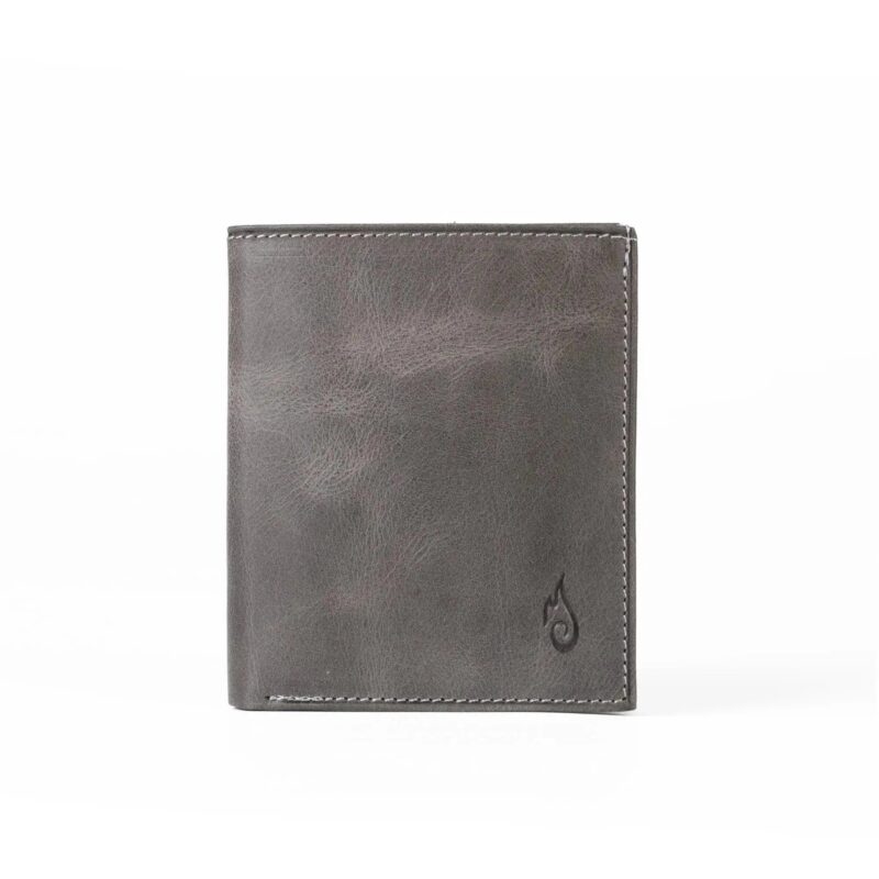 Men’s Leather Card Wallet | Slimline Basalt - Image 4