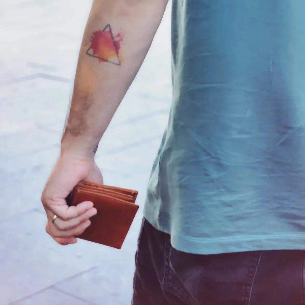 Men's Leather Wallet | Essential Dynamic Amber - Image 15