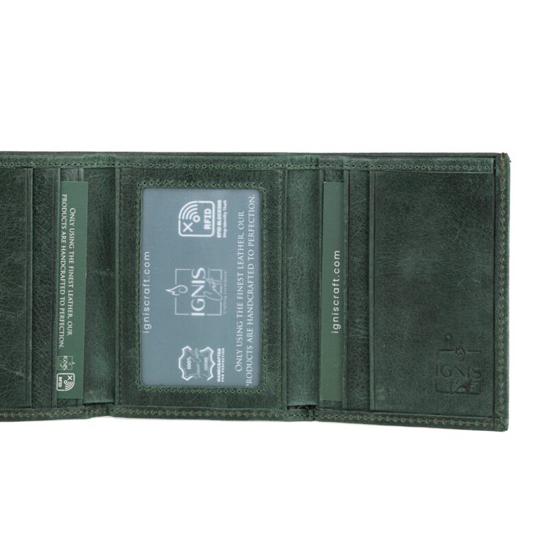Minimalist Men's Leather Wallet | Apex Jade - Image 6